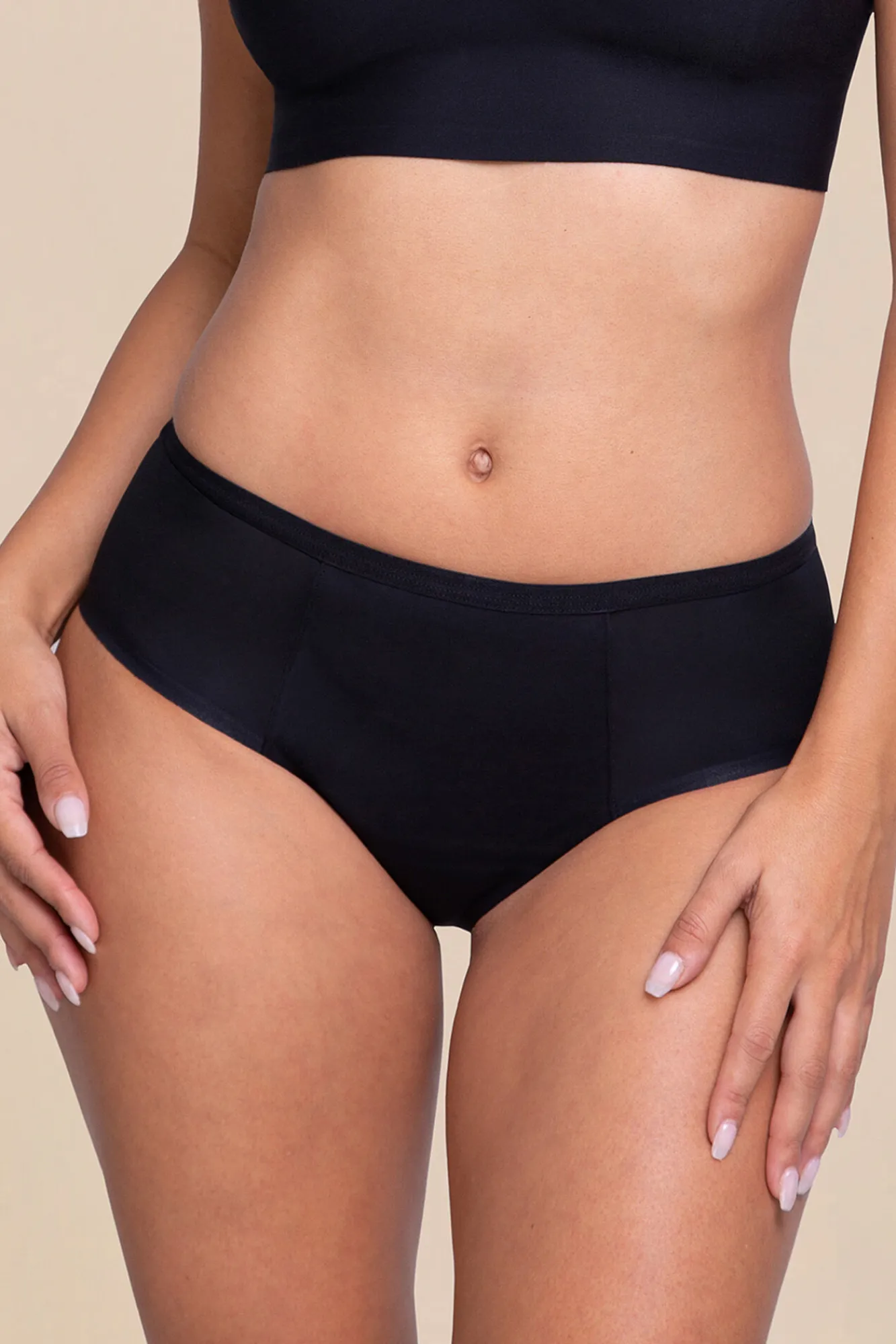 Proof Braga menstrual hipster negra – Absorción súper fuerte