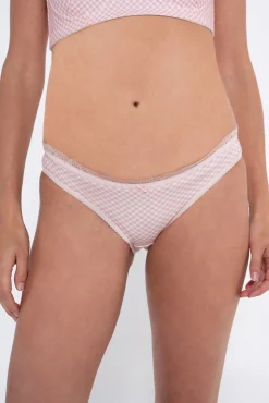 Ohma! Braga premamá canalé estampado vichy