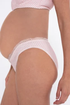 Ohma! Braga premamá canalé estampado vichy