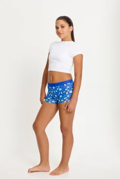 Modibodi Braguita menstrual adolescente flujo moderado Boho Botanical Blue