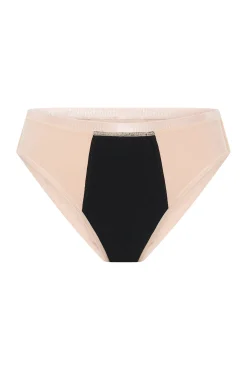 Modibodi Braguita menstrual adolescente hipster boyshort algodón orgánico negra absorción maxi