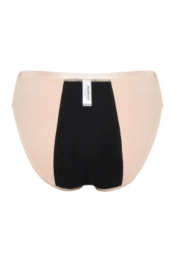 Modibodi Braguita menstrual adolescente hipster boyshort algodón orgánico negra absorción maxi