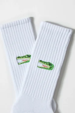 Besocks Calcetines altos print cocodrilo algodón orgánico