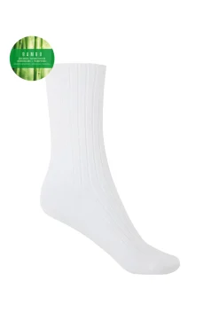 Punto Blanco Calcetines cortos canalé