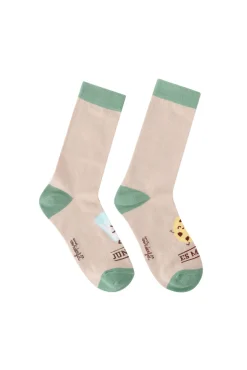 Mr. Wonderful Calcetines galleta y vaso de leche - Juntos es mejor