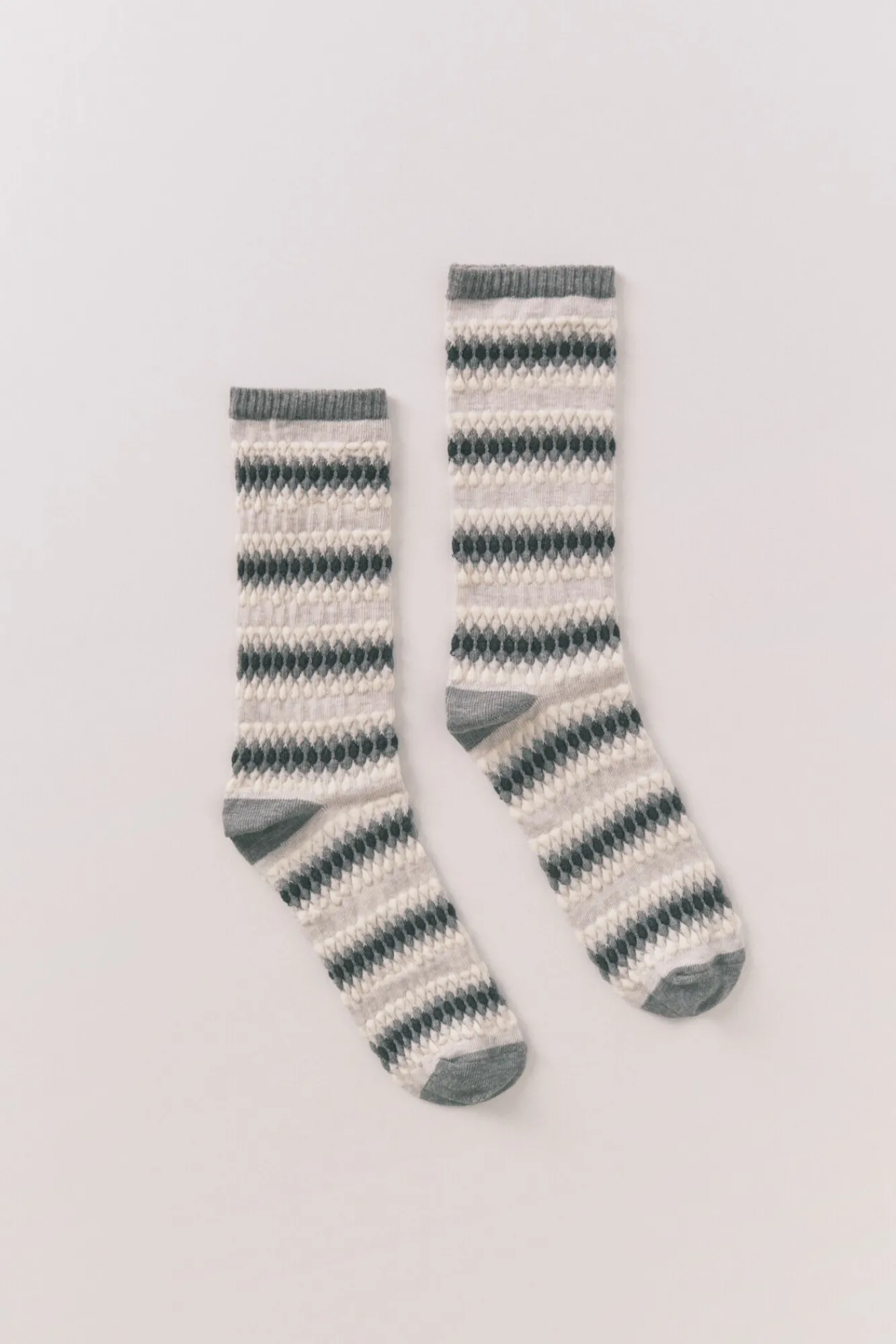Women'secret Calcetines largos rombos claro