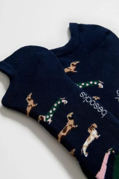 Besocks Calcetines tobilleros perro salchicha