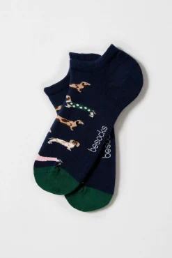 Besocks Calcetines tobilleros perro salchicha