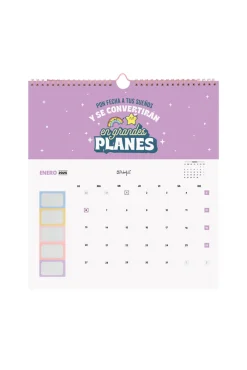 Mr. Wonderful Calendario de pared rasca-rasca 2025 motivos para sonreír