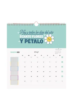 Mr. Wonderful Calendario de pared rasca-rasca 2025 motivos para sonreír