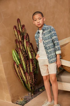 Crianças Springfield Kids Camisa Etnica niño