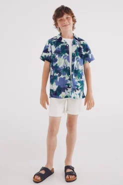 Crianças Springfield Kids Camisa flores niño