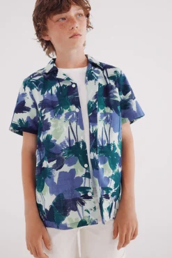 Crianças Springfield Kids Camisa flores niño