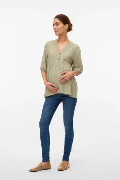 Mamalicious Camisa fluida maternity y lactancia