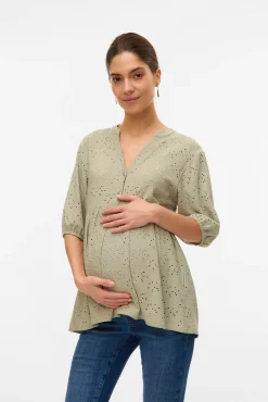 Mamalicious Camisa fluida maternity y lactancia