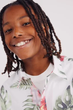Crianças Springfield Kids Camisa hawaiana niño