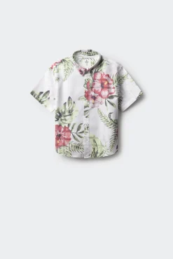 Crianças Springfield Kids Camisa hawaiana niño