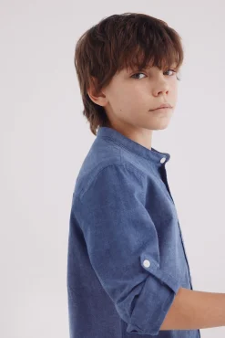 Crianças Springfield Kids Camisa lino niño