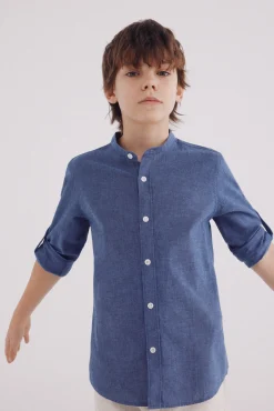 Crianças Springfield Kids Camisa lino niño