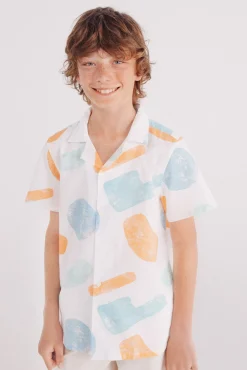 Crianças Springfield Kids Camisa manga corta niño