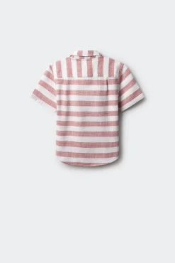 Crianças Springfield Kids Camisa manga corta rayas niño