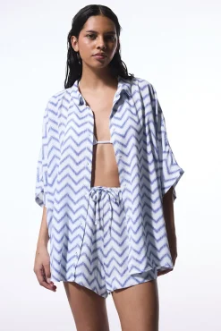 Penti Camisa oversized rayas