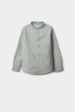 Crianças Springfield Kids Camisa textura cuello mao niño