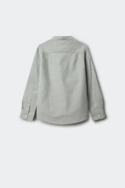 Crianças Springfield Kids Camisa textura cuello mao niño
