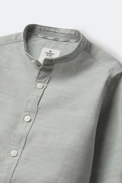 Crianças Springfield Kids Camisa textura cuello mao niño