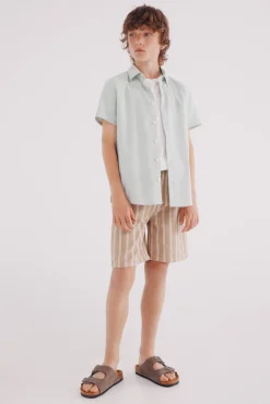 Crianças Springfield Kids Camisa textura niño