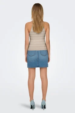 Only Camiseta ajustada tirantes