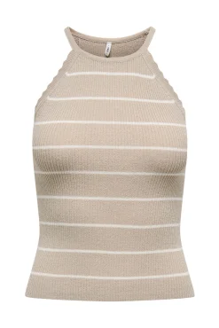 Only Camiseta ajustada tirantes