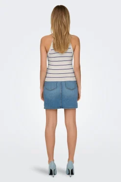 Only Camiseta ajustada tirantes