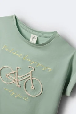 Crianças Springfield Kids Camiseta bici cordon niña