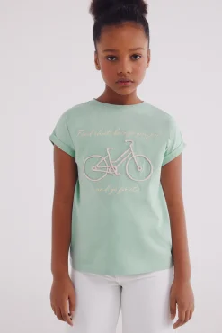 Crianças Springfield Kids Camiseta bici cordon niña