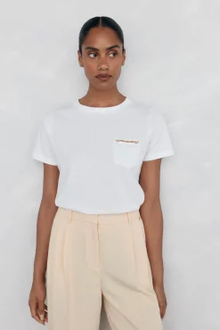 Pedro del Hierro Camiseta bolsillo cadena