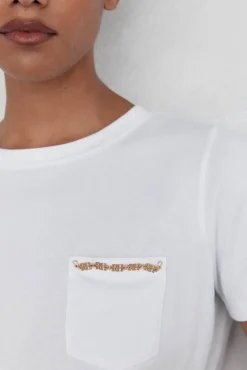 Pedro del Hierro Camiseta bolsillo cadena