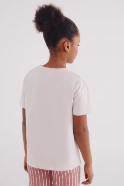 Crianças Springfield Kids Camiseta Bonjour niña