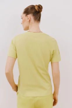 Cortefiel Camiseta bordada