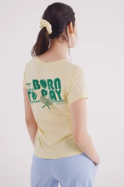 Springfield Camiseta "Born to play"
