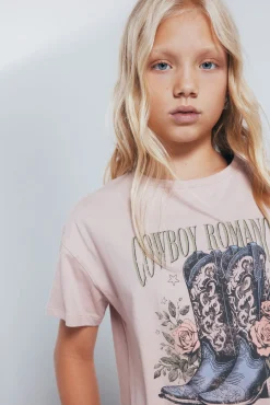 Crianças Springfield Kids Camiseta botas cowboy niña