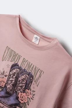 Crianças Springfield Kids Camiseta botas cowboy niña