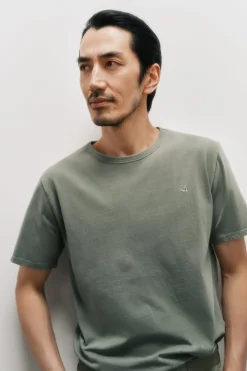 OOTO Camiseta básica con bordado avión