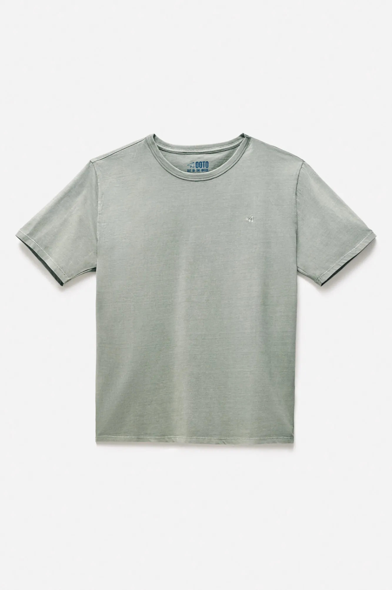 OOTO Camiseta básica con bordado avión