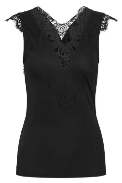 Pieces Camiseta básica detalle lencero