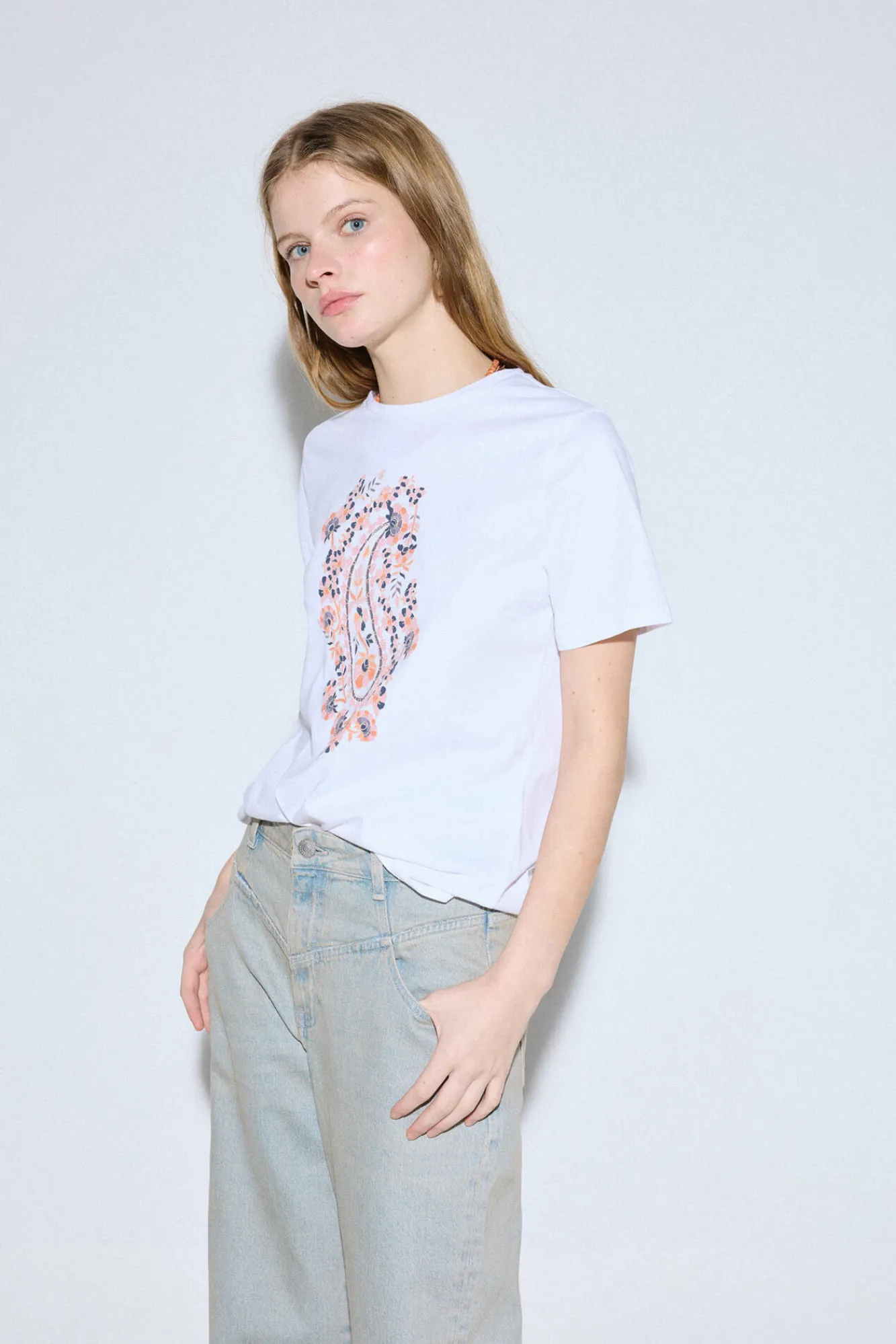 Cortefiel Camiseta básica estampada