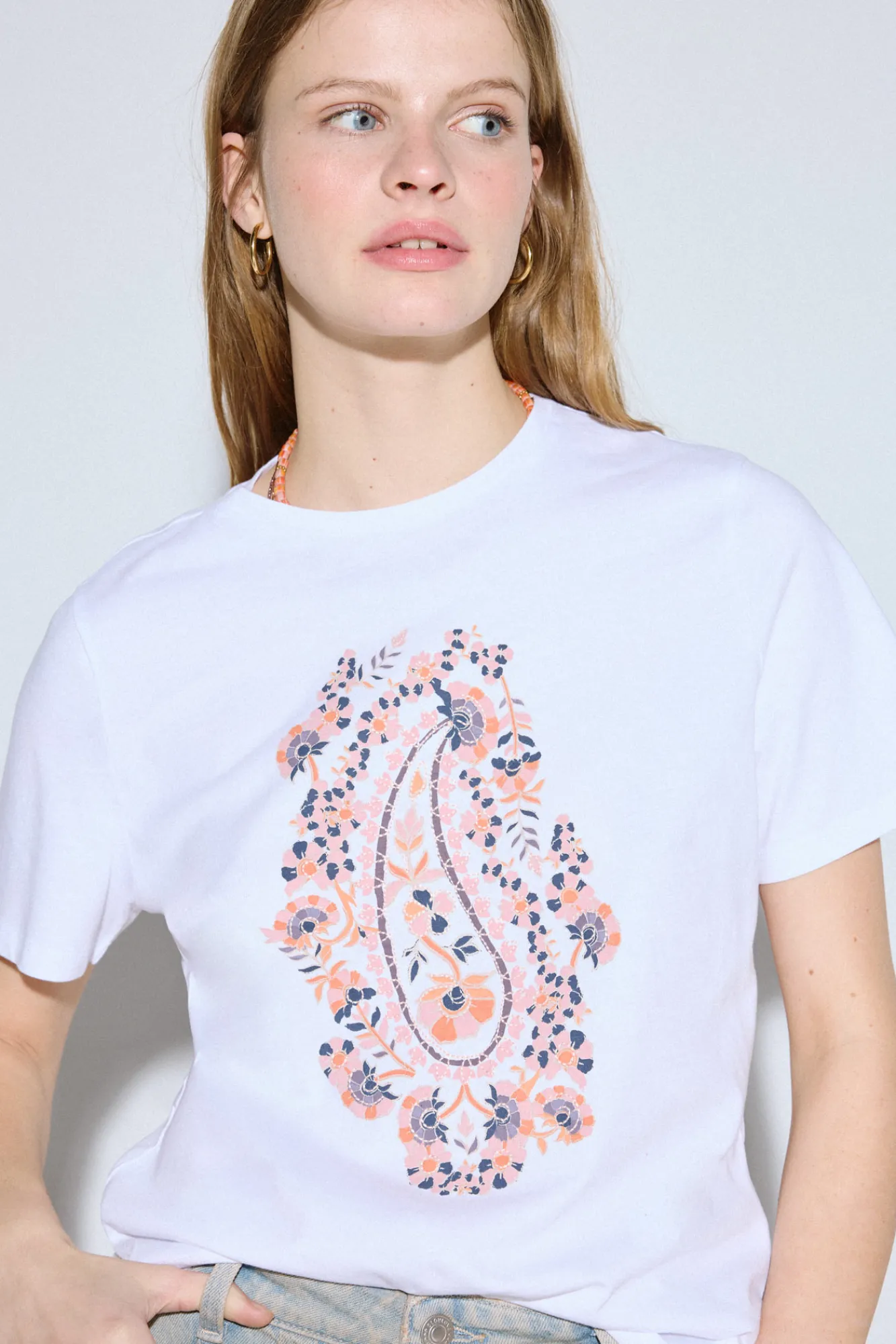 Cortefiel Camiseta básica estampada
