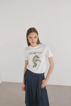 Pedro del Hierro Camiseta básica estampado posicional
