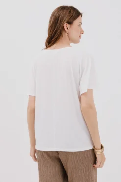 Cortefiel Camiseta básica fluida