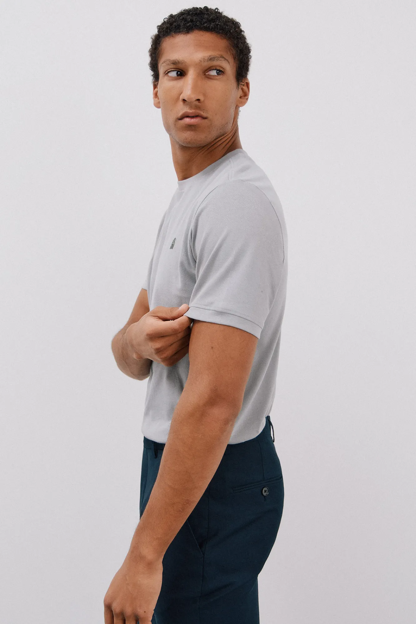 Cortefiel Camiseta básica piqué